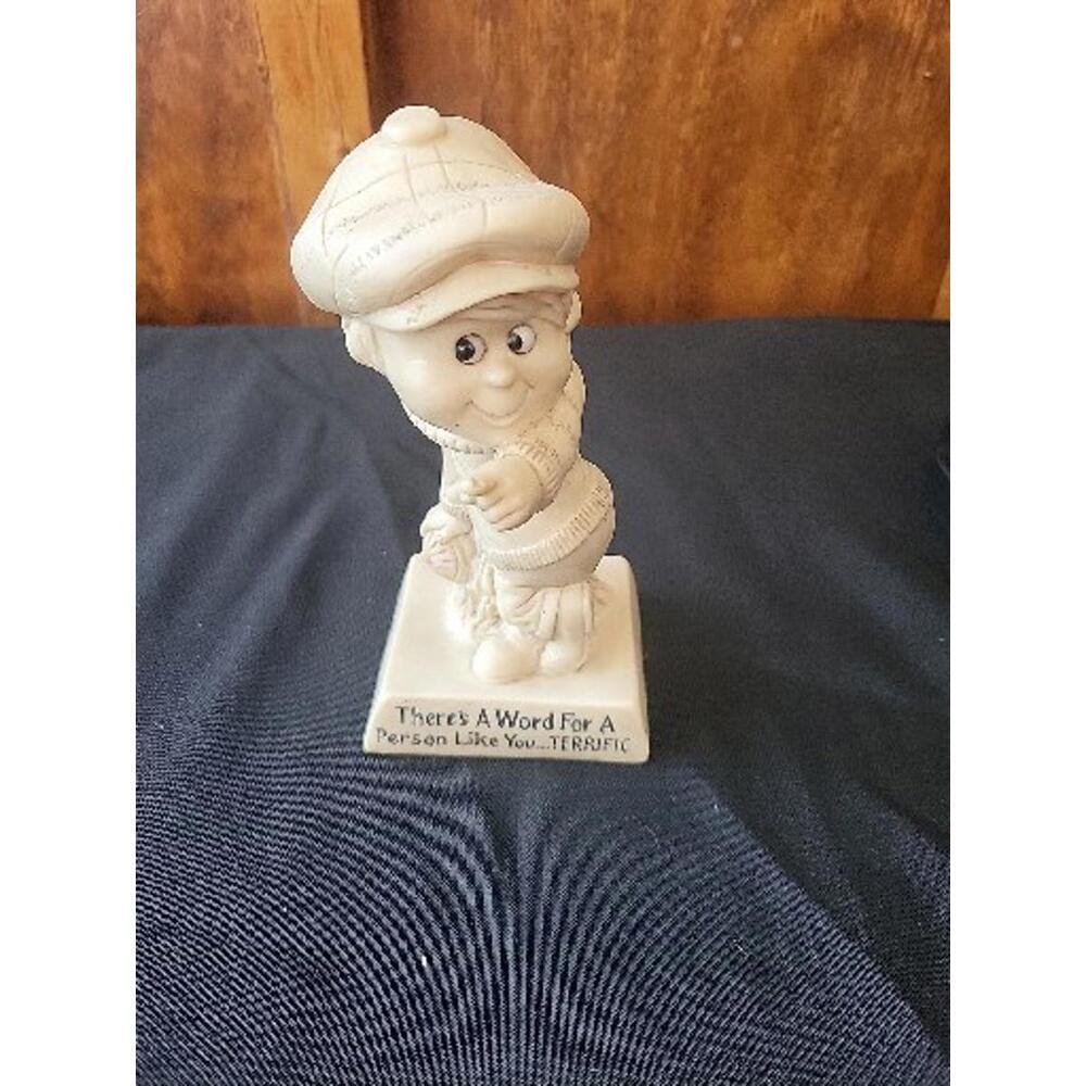 Vintage R & W Berries Co's.Figurine 1970 "THERE'S A WORD FOR A PERSON LIKE YOU..